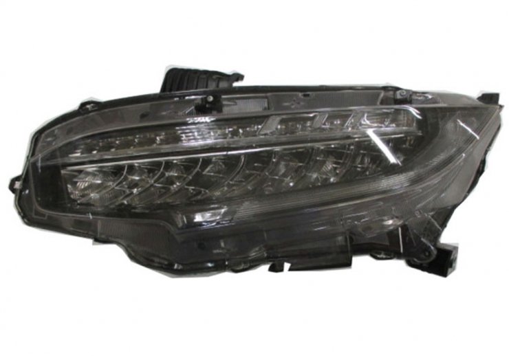 Acessar a peça Farol elétrico esquerdo com LED (motor)