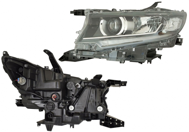 Acessar a peça Farol elétrico esquerdo, LED (motor)