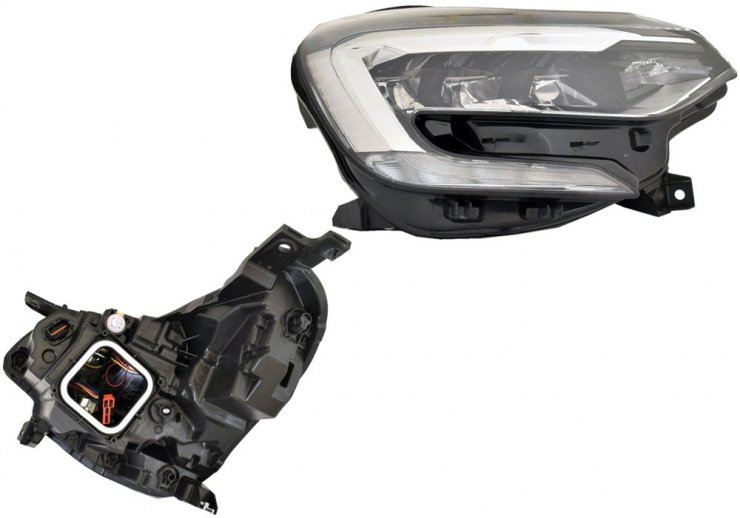 Acessar a peça Farol LED elétrico direito (motor)