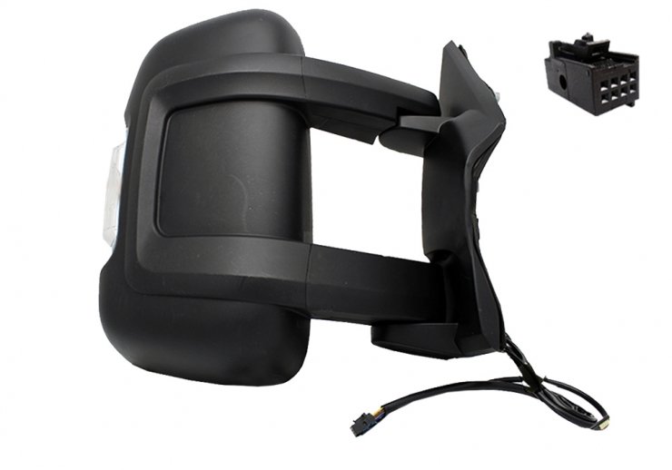 Acessar a peça Espelho retrovisor elétrico direito, convexo, aquecido, com indicador, antena (8 pinos) (médio)