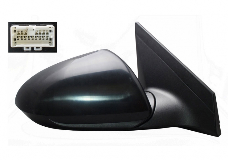 Acessar a peça Espelho retrovisor elétrico direito, convexo, aquecido, preparado (5 pinos)