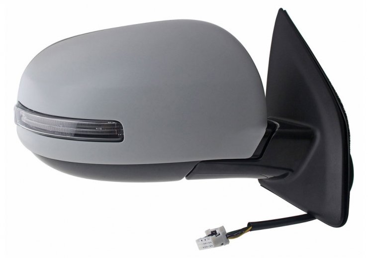 Acessar a peça Espelho retrovisor elétrico direito, convexo, aquecido, preparado, rebatível, com indicador (9 pinos) (A partir de 2013)