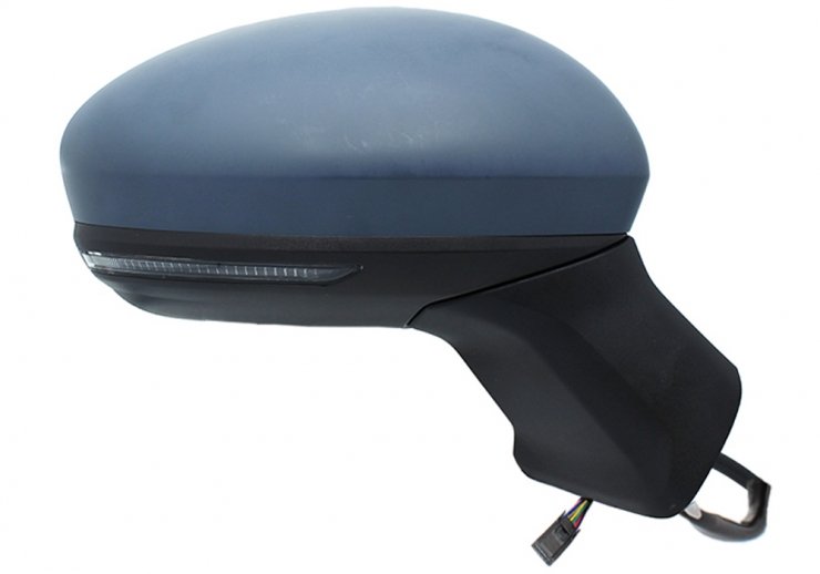 Acessar a peça Espelho retrovisor elétrico, direito, asférico, aquecido, preparado, rebatível, com indicador, sonda, LED, side (12 pinos)