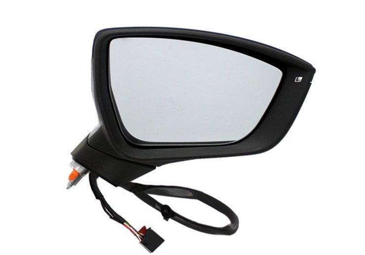 Acessar a peça Espelho retrovisor elétrico direito, preparado, convexo, aquecido e com indicador (6 pinos)