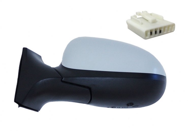 Acessar a peça Espelho retrovisor elétrico esquerdo, convexo, aquecido, imprimido, sonda (7 pinos)