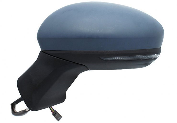 Acessar a peça Espelho retrovisor elétrico esquerdo, asférico, aquecido, preparado, rebatível, com indicador, sonda, LED, side (10 pinos)