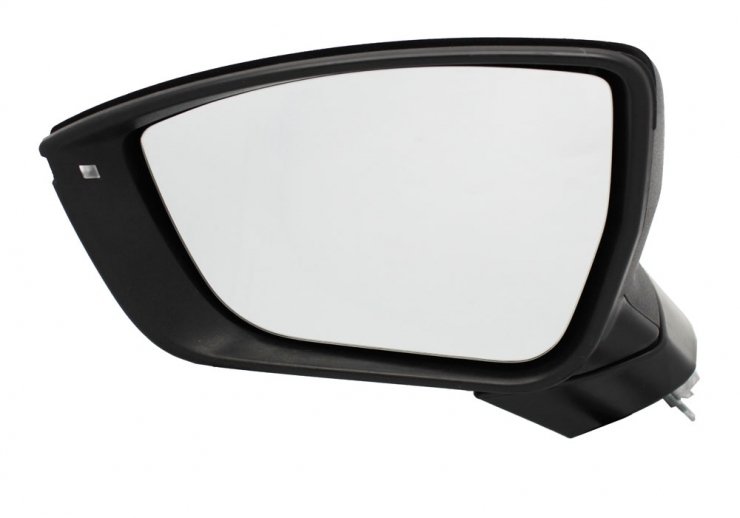 Acessar a peça Espelho retrovisor elétrico esquerdo, convexo, aquecido e com indicador (6 pinos)