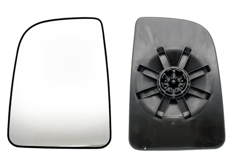 Acessar a peça Vidro + suporte espelho retrovisor esquerdo, manual, convexo