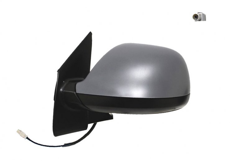 Acessar a peça Espelho retrovisor manual esquerdo, preparado, asférico, com antena