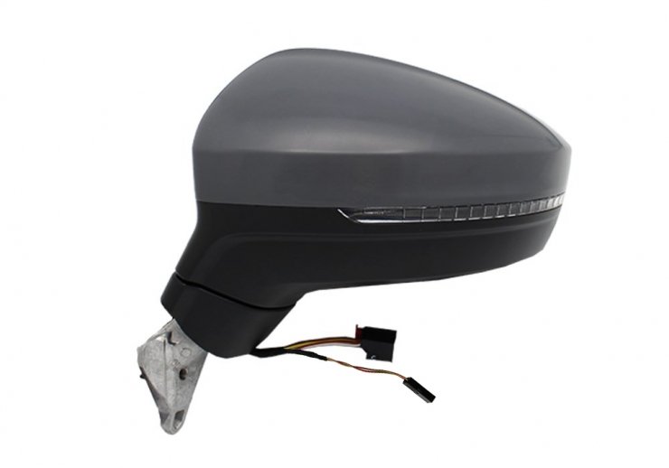 Espelho retrovisor elétrico esquerdo, asférico, aquecido, preparado, com indicador, LED, side (8 pinos) VOLKSWAGEN-TIGUAN pour VOLKSWAGEN TIGUAN  pour VOLKSWAGEN TIGUAN