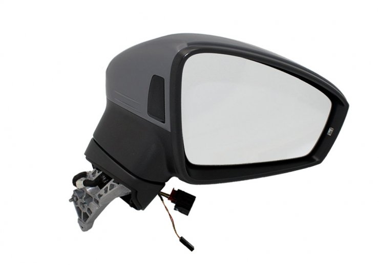 Espelho retrovisor elétrico direito, convexo, aquecido, preparado, com indicador, LED, side (8 pinos) VOLKSWAGEN-TIGUAN pour VOLKSWAGEN TIGUAN  pour VOLKSWAGEN TIGUAN