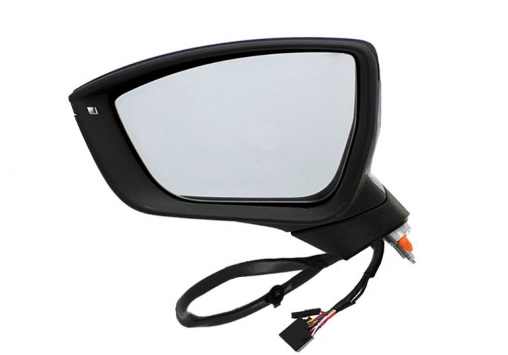 Espelho retrovisor elétrico esquerdo, convexo, aquecido, preparado, rebatível, com indicador, cortesia, side (11 pinos) SEAT-ateca pour SEAT ATECA  pour SEAT ATECA