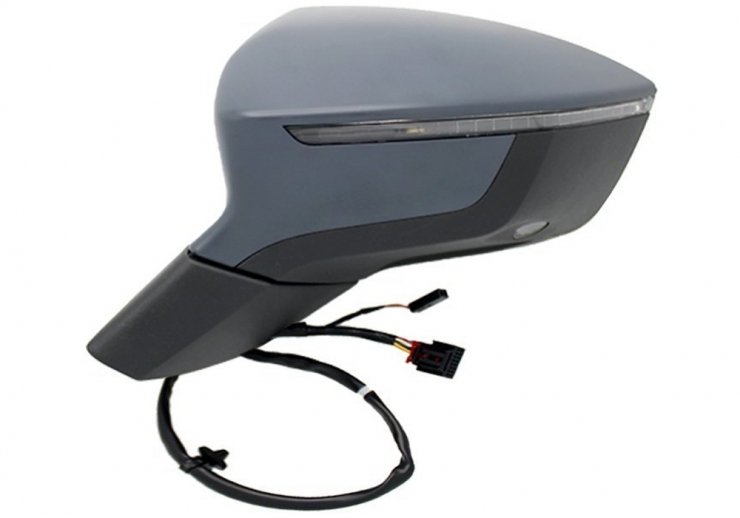 Espelho retrovisor elétrico esquerdo, convexo, aquecido, preparado, rebatível, com indicador, cortesia, memória, side (15 pinos) SEAT-ateca pour SEAT ATECA  pour SEAT ATECA