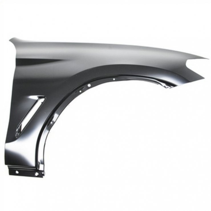 Acessar a peça Guarda lamas direita, alumínio