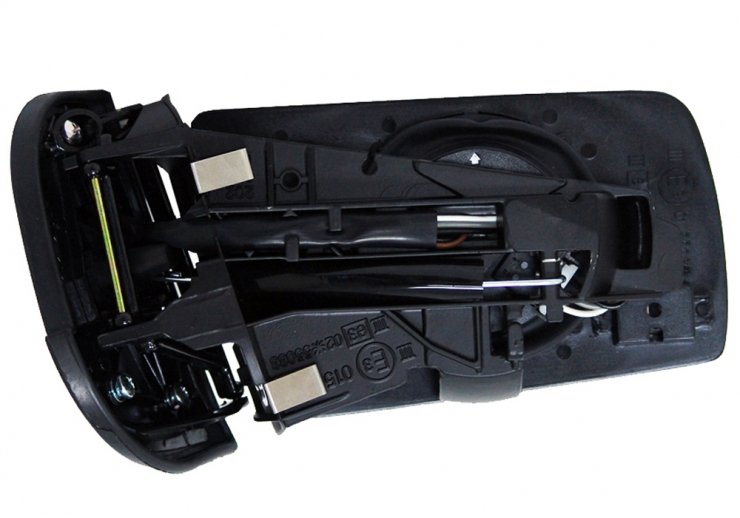Corpo do espelho retrovisor elétrico esquerdo, asférico, aquecido (5 pinos) MERCEDES-W202 Clase C pour MERCEDES CLASE E  pour MERCEDES CLASE E