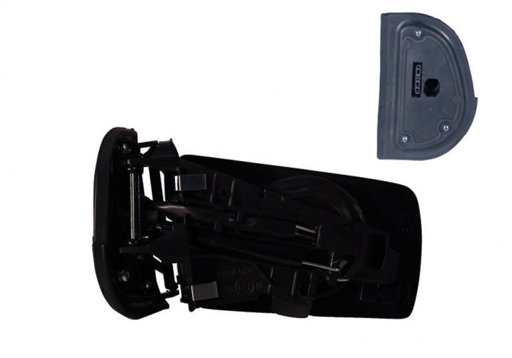 Acessar a peça Corpo do espelho retrovisor elétrico esquerdo, plano, aquecido (5 pinos)