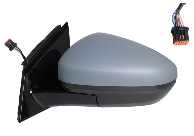 Espelho retrovisor elétrico esquerdo, convexo, aquecido, preparado (6 pinos)  pour OPEL GRANDLAND  pour OPEL GRANDLAND