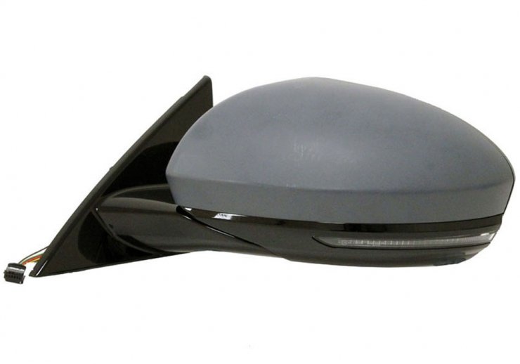Espelho retrovisor elétrico esquerdo, asférico, aquecido, preparado, rebatível, com indicador, cortesia (11 pinos)  pour RENAULT TALISMAN  pour RENAULT TALISMAN