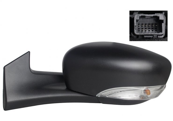 Espelho retrovisor elétrico esquerdo, asférico, aquecido, com indicador (7 pinos) RENAULT-ZOE pour RENAULT ZOE  pour RENAULT ZOE