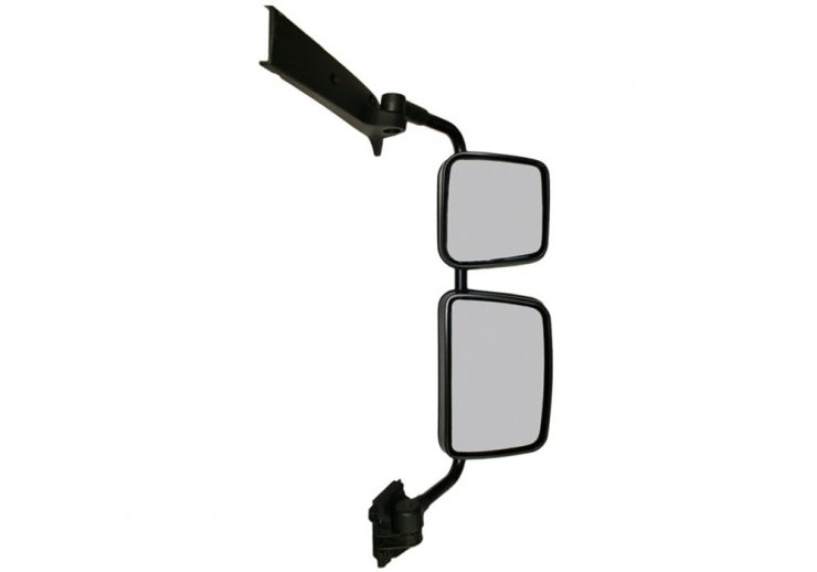 Espelho retrovisor manual esquerdo, aquecido, cinzento, convexo (curto) (classe II - IV) MAN-TGE pour RENAULT PREMIUM  pour RENAULT PREMIUM