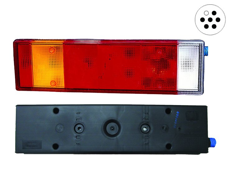 Acessar a peça Farolim traseiro com luz da chapa de matrícula direito, R5Wx4