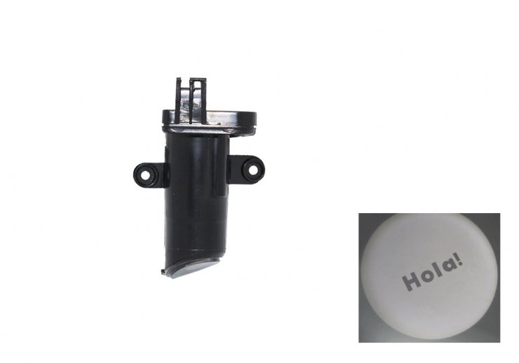 Acessar a peça Luz indicadora do espelho retrovisor esquerdo, cortesia