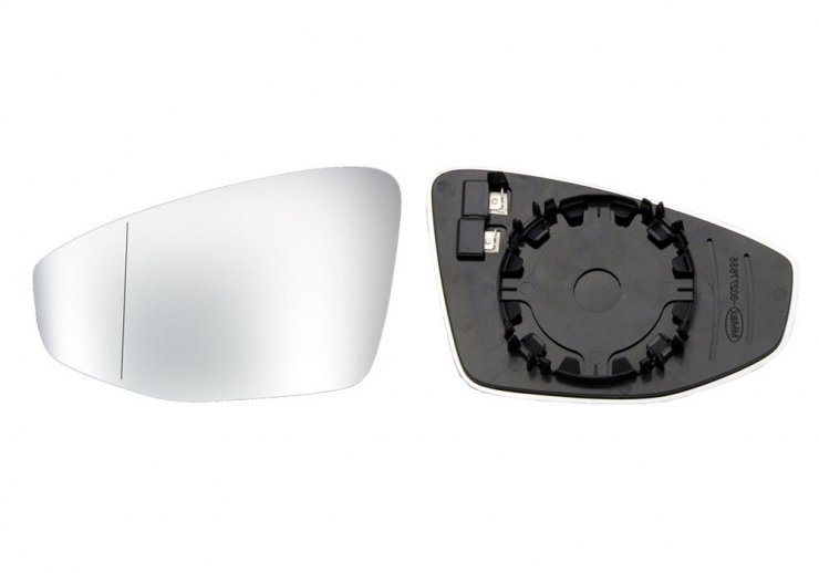 Acessar a peça Vidro + suporte do espelho retrovisor esquerdo, asférico, aquecido