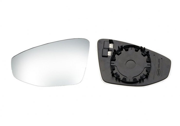 Acessar a peça Vidro + suporte para espelho retrovisor esquerdo, convexo, aquecido