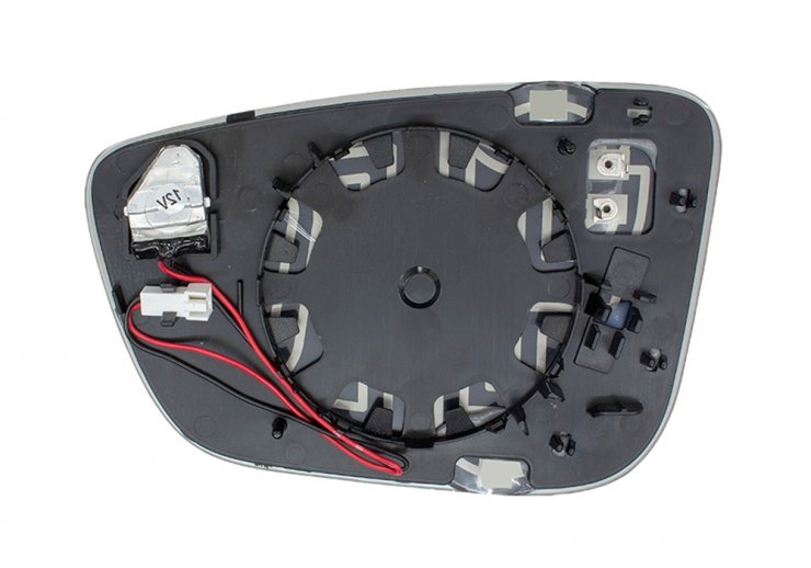 Acessar a peça Vidro + suporte do espelho retrovisor direito, asférico, aquecido, side