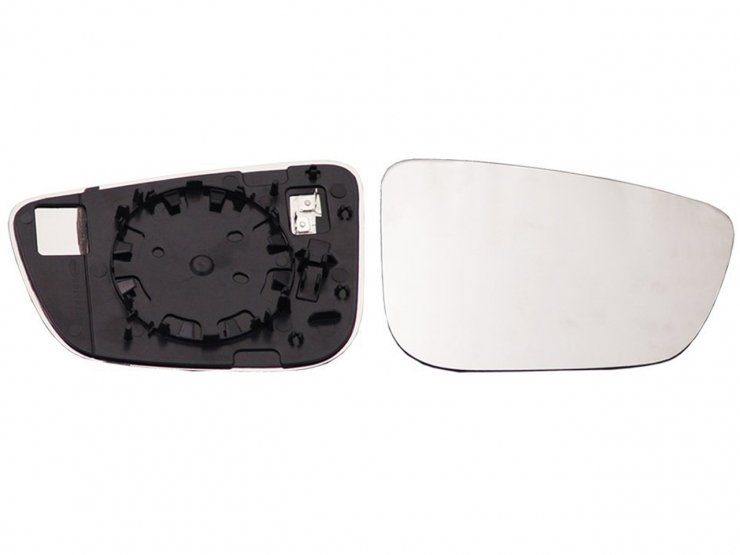 Acessar a peça Vidro + suporte do espelho retrovisor direito, convexo, aquecível