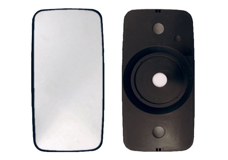 Acessar a peça Vidro + suporte de espelho retrovisor reversível, convexo (classe II) Acessar a peça Vidro + suporte de espelho retrovisor reversível, convexo (classe II)