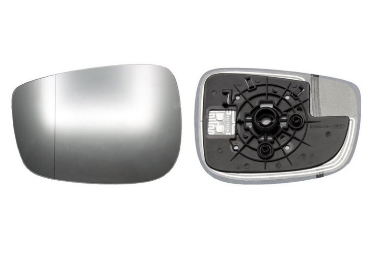 Acessar a peça Vidro + suporte do espelho retrovisor esquerdo, asférico, aquecido