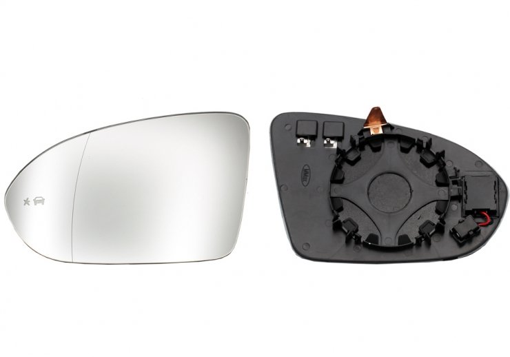 Acessar a peça Lente + suporte do espelho retrovisor esquerdo, asférica, térmica, side 