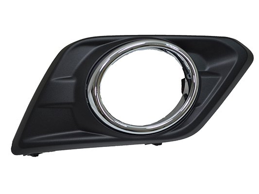 Acessar a peça Grelha direita para choques frente preta/cromada com buraconevoeiro