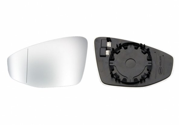 Acessar a peça Vidro + suporte do espelho retrovisor esquerdo, asférico, aquecido