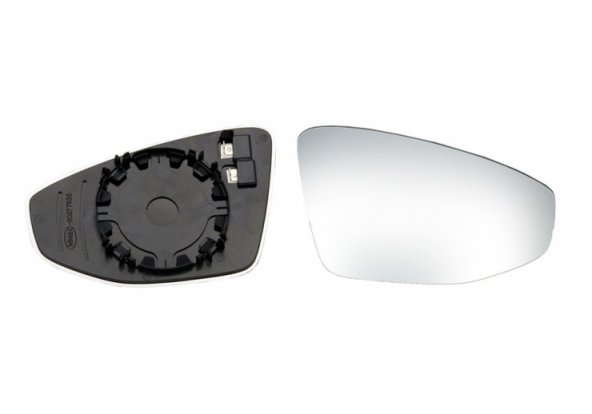 Acessar a peça Vidro + suporte do espelho retrovisor direito, convexo, aquecível