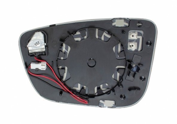 Acessar a peça Vidro + suporte do espelho retrovisor direito, asférico, aquecido, side