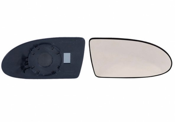Acessar a peça Vidro + suporte para espelho retrovisor direito, convexo Acessar a peça Vidro + suporte para espelho retrovisor direito, convexo