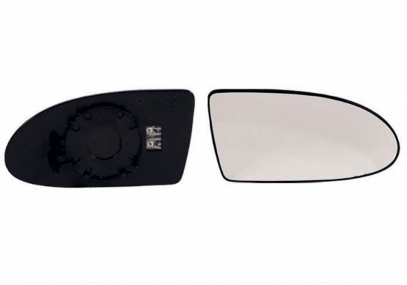 Acessar a peça Vidro + suporte do espelho retrovisor direito, convexo, aquecível Acessar a peça Vidro + suporte do espelho retrovisor direito, convexo, aquecível