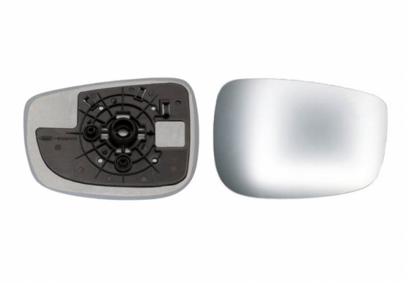 Acessar a peça Vidro + suporte para espelho retrovisor direito, convexo Acessar a peça Vidro + suporte para espelho retrovisor direito, convexo