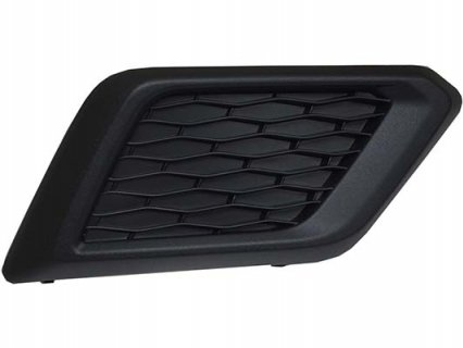 Acessar a peça Grelha direita preta para choques frente sem buracos nevoeiro