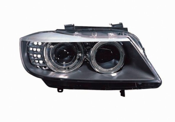 Acessar a peça Farol elétrico direito, preto, LED, xénon D1S + H8 (motor)