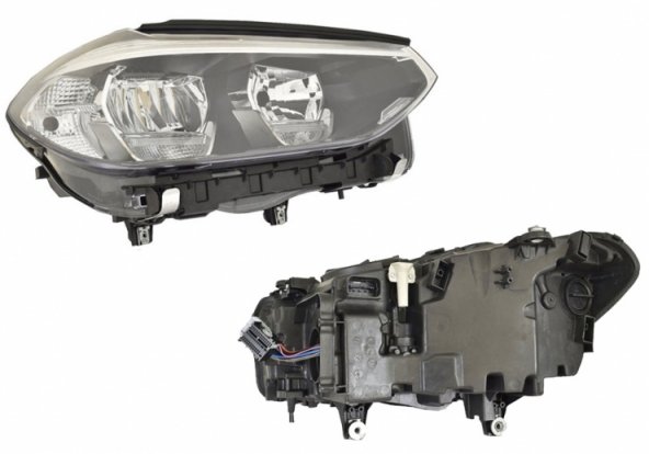 Acessar a peça Farol elétrico direito, LED, H7 (motor)