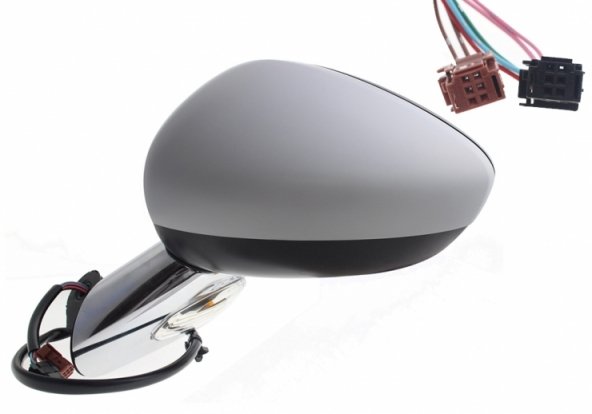 Acessar a peça Espelho retrovisor elétrico esquerdo, convexo, com indicador, base cromada (5 pinos) Acessar a peça Espelho retrovisor elétrico esquerdo, convexo, com indicador, base cromada (5 pinos)