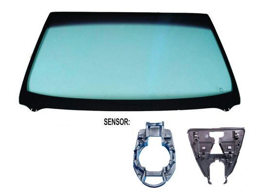 Acessar a peça Para-brisas verde acustico serigrafia mod. sensor chuva/luzfriso inferior câmara janela