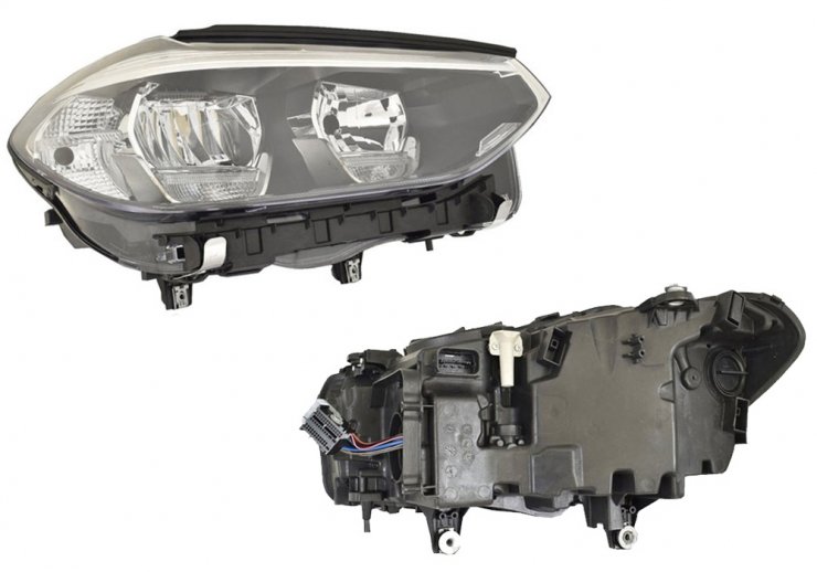Acessar a peça Farol elétrico direito, LED, H7 (motor)