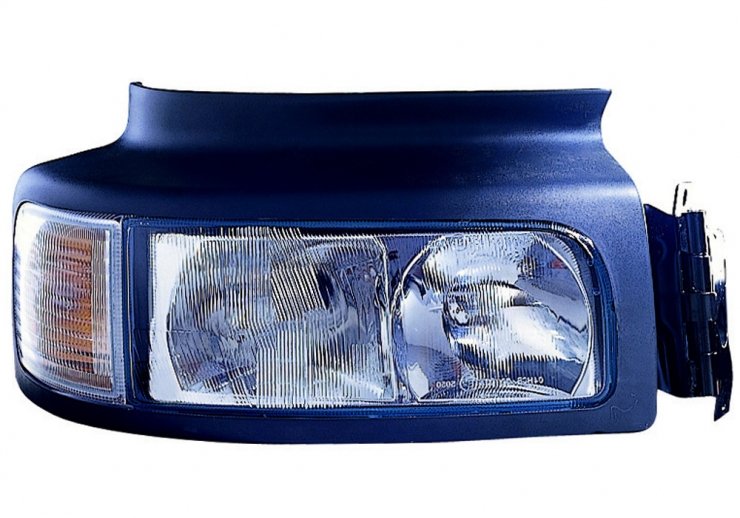 Acessar a peça Farol elétrico direito, H1+H1 Acessar a peça Farol elétrico direito, H1+H1