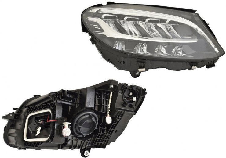 Acessar a peça Farol elétrico direito, LED (motor) (a partir de 01/2018)