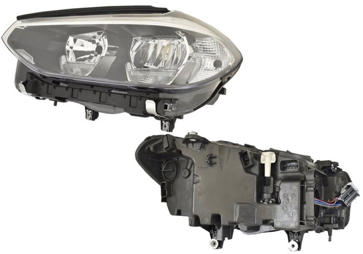 Acessar a peça Farol elétrico esquerdo, LED, H7 (motor)