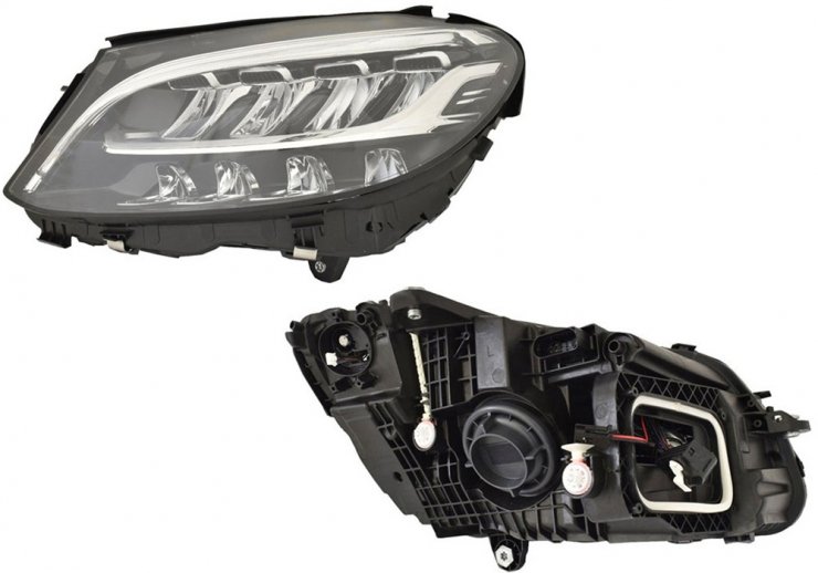 Acessar a peça Farol elétrico esquerdo, LED (motor) (a partir de 01/2018)